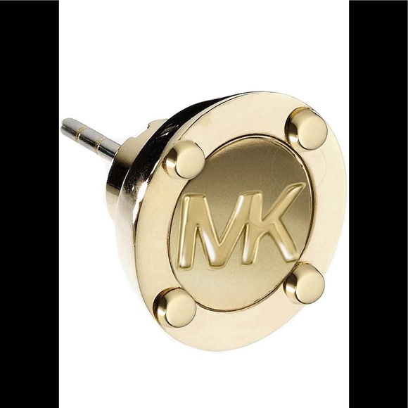 Michael Kors Gold Tone Astor Women's Stud Earrings - Picture 3 of 3